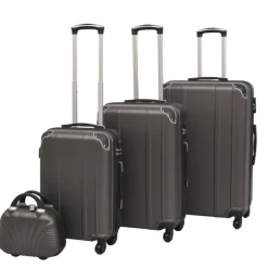 vidaXL Maletas Y Bolsos De Viaje-Juego de maletas rígidas cuatro unidades