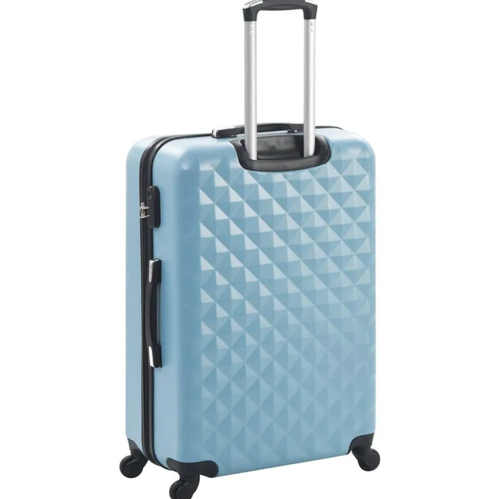 vidaXL Maletas Y Bolsos De Viaje-Juego de maletas rígidas con ruedas trolley 3 piezas ABS