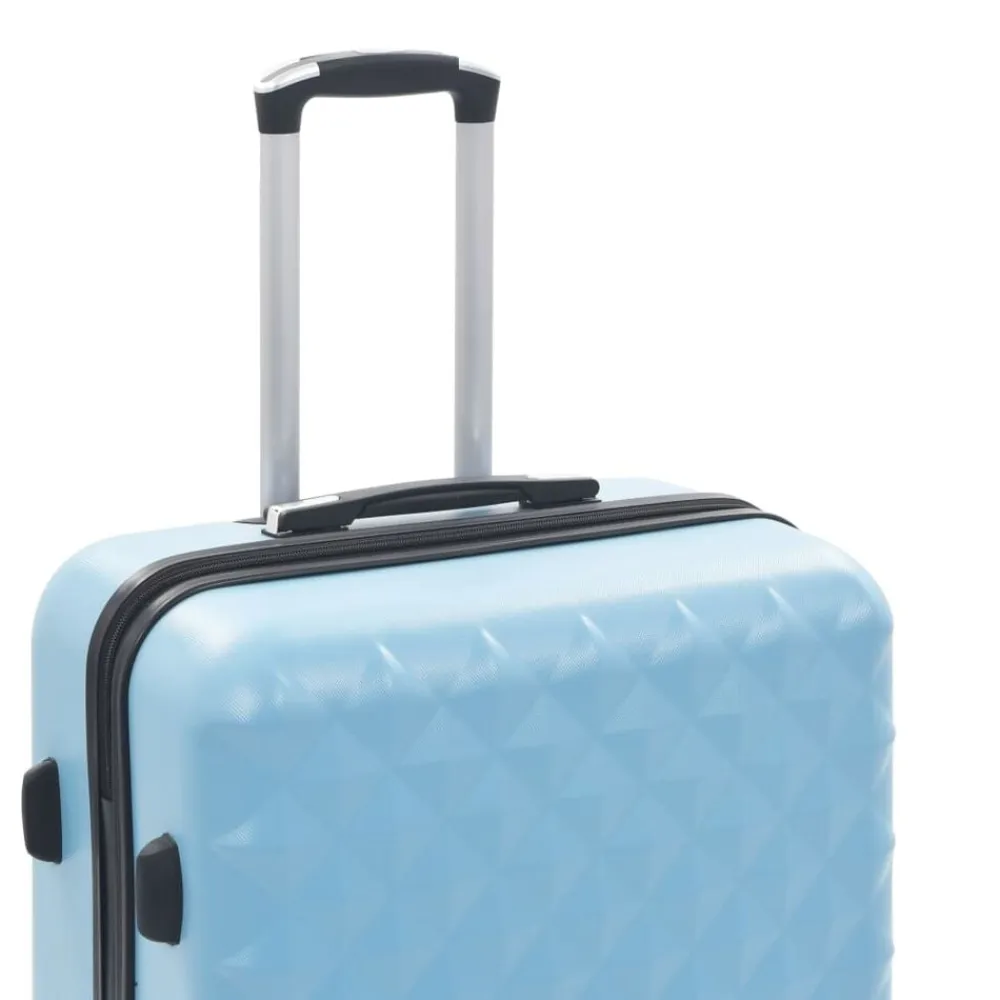 vidaXL Maletas Y Bolsos De Viaje-Juego de maletas rígidas con ruedas trolley 3 piezas ABS