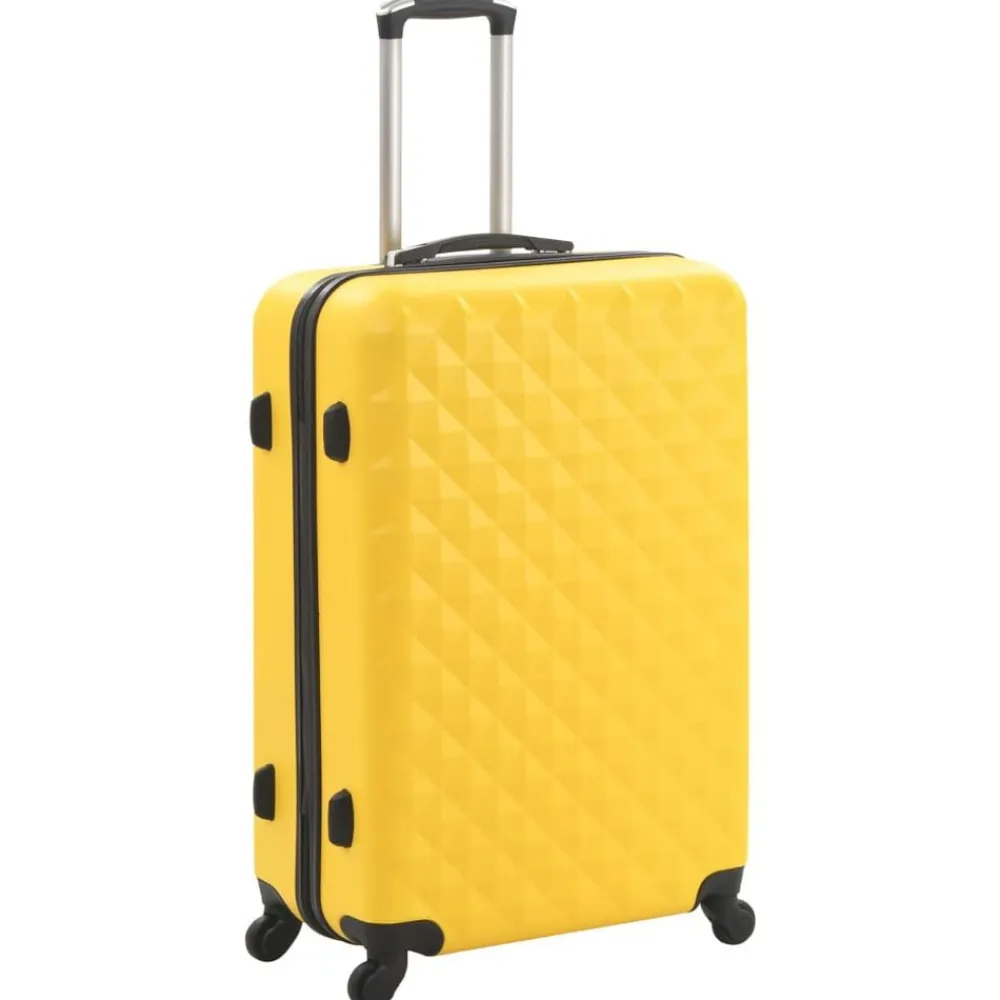 vidaXL Maletas Y Bolsos De Viaje-Juego de maletas rígidas con ruedas trolley 3 pzas ABS