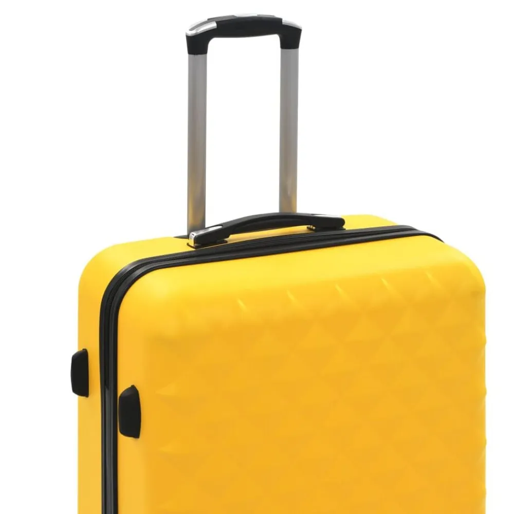 vidaXL Maletas Y Bolsos De Viaje-Juego de maletas rígidas con ruedas trolley 3 pzas ABS