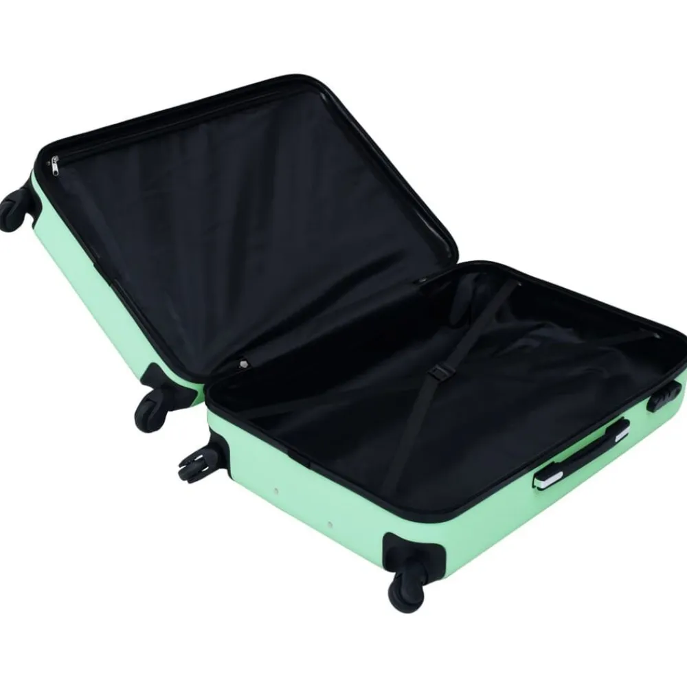vidaXL Maletas Y Bolsos De Viaje-Juego de maletas rígidas con ruedas 3 piezas ABS