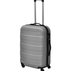vidaXL Juego de maletas trolley rígidas 3 pzas 45,5/55/66 cm Plateado Sale