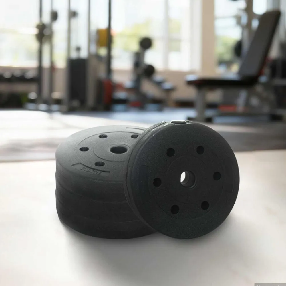 vidaXL Juego de Mancuernas 4 en 1 30kg Negro y rojo Negro con rojo Hot