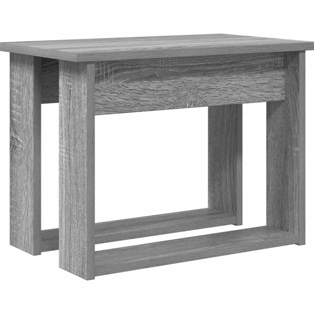 vidaXL Mesas-Juego de Mesas de Centro 2 pcs Madera de ingeniería