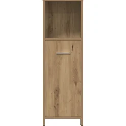 vidaXL Juego de muebles baño 4 piezas madera ingeniería Roble artisan Hot
