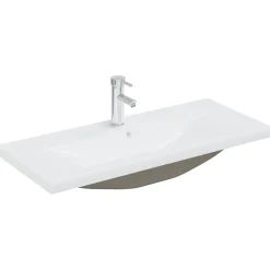 vidaXL Juego de muebles baño 5 piezas madera ingeniería Roble artisan New