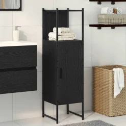 vidaXL Armarios Y Almacenamiento-Juego de muebles de baño 33 x 33 x 120,5 cm