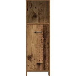 vidaXL Conjuntos De Muebles-Juego de muebles de baño 4 piezas madera ingeniería envejecida
