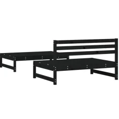 vidaXL Muebles De Jardín-Juego de muebles de jardín 2 pzas madera maciza de