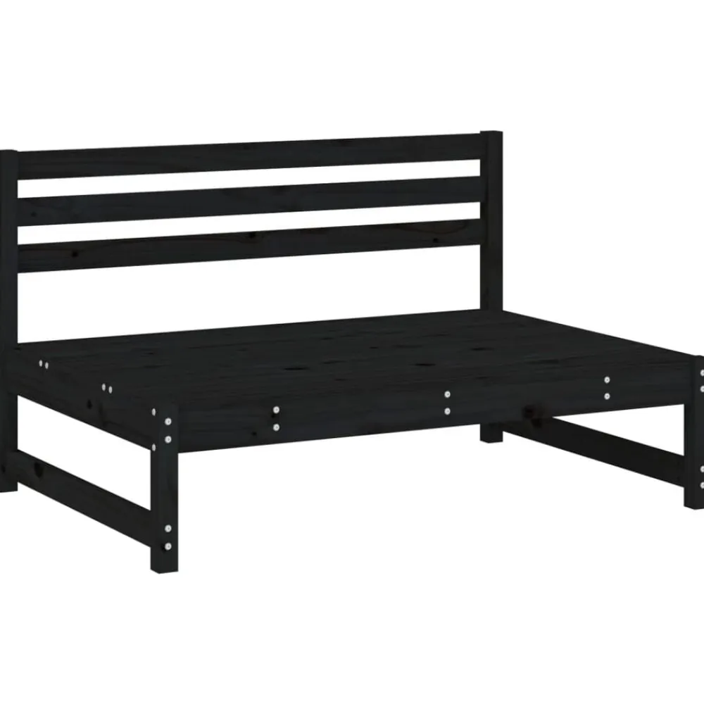 vidaXL Muebles De Jardín-Juego de muebles de jardín 2 pzas madera maciza de
