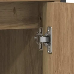 vidaXL Juego de muebles de baño con estante 3 pcs Roble artesanal Roble artisan Discount