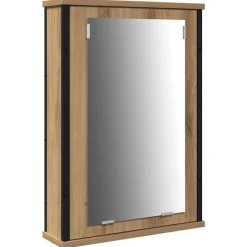 vidaXL Juego de muebles de baño con estante 3 pcs Roble artesanal Roble artisan Discount