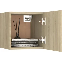 vidaXL Muebles Tv-Juego de muebles de salón 8 piezas