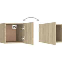 vidaXL Muebles Tv-Juego de muebles de salón 8 piezas