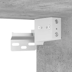 vidaXL Conjuntos De Muebles-Juego de muebles de baño con cajón Manual 3 pcs Gris Concreto