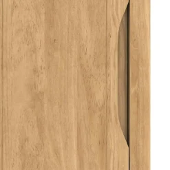 vidaXL Juego de muebles de baño con estante FLORO 2 pcs Marrón cera Marr&oacute;n cera Clearance