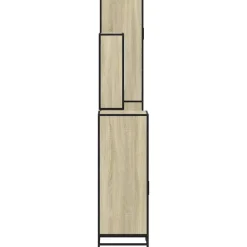 vidaXL Conjuntos De Muebles-Juego de muebles de baño 4 pzas contrachapada