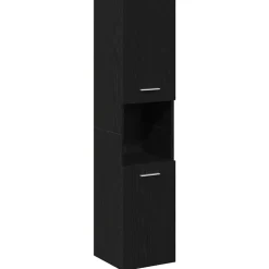 vidaXL Conjuntos De Muebles-Juego de muebles de baño 4 pcs Madera de ingeniería