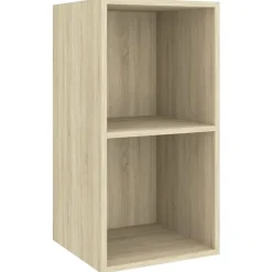 vidaXL Juego de muebles de salón 3 pzas madera ingeniería Roble Sonoma Online