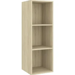 vidaXL Juego de muebles de salón 3 pzas madera ingeniería Roble Sonoma Online