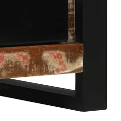 vidaXL Juego de muebles de baño 4 pcs Madera sólida recuperada New
