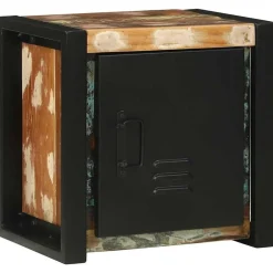 vidaXL Juego de muebles de baño 4 pcs Madera sólida recuperada New