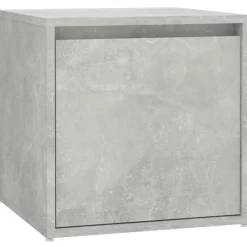 vidaXL Juego de muebles recibidor madera contrachapada gris hormigón Gris hormigón Clearance
