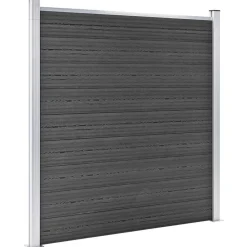 vidaXL Vallas De Jardín-Juego de paneles de valla WPC 526x186 cm