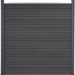 vidaXL Vallas De Jardín-Juego de paneles de valla WPC 180x186 cm
