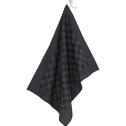 vidaXL Juego de paños 10 unidades algodón Negro y gris Sale