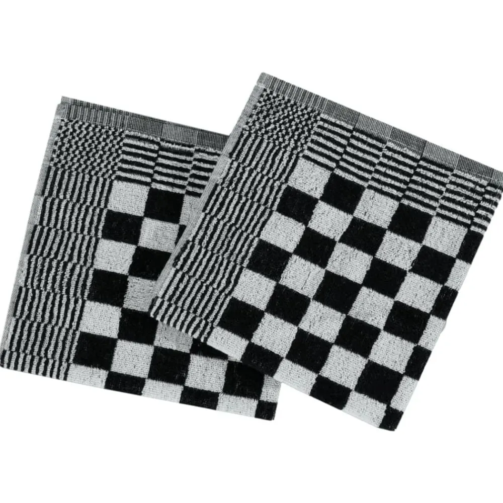 vidaXL Ropa De Casa-Juego de paños 10 unidades algodón