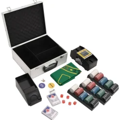 vidaXL Juegos-Juego de póker 300 piezas 4 g