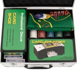 vidaXL Juegos-Juego de póker 300 piezas 4 g