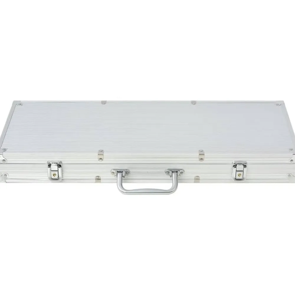 vidaXL Juegos-Juego de Póker con 500 fichas maletín de aluminio