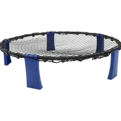 vidaXL Juego de red redonda 3 pelotas y bomba extra Ø90x20 cm
