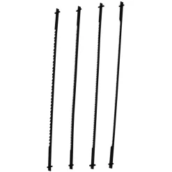 vidaXL Herramientas-Juego de sierra de calar de 108 piezas 125 W 252 mm