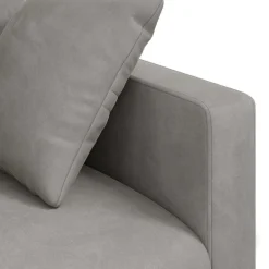 vidaXL Juego de Sofá 2 pcs 228 x 78 x 80 cm Terciopelo Gris claro Best