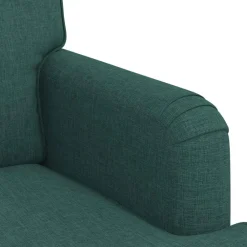 vidaXL Juego de Sofá 2 pcs 162 x 80 x 85 cm tela Verde oscuro Hot