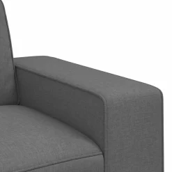 vidaXL Juego de Sofá 2 pcs 182 x 80 x 82 cm tela Gris oscuro Online