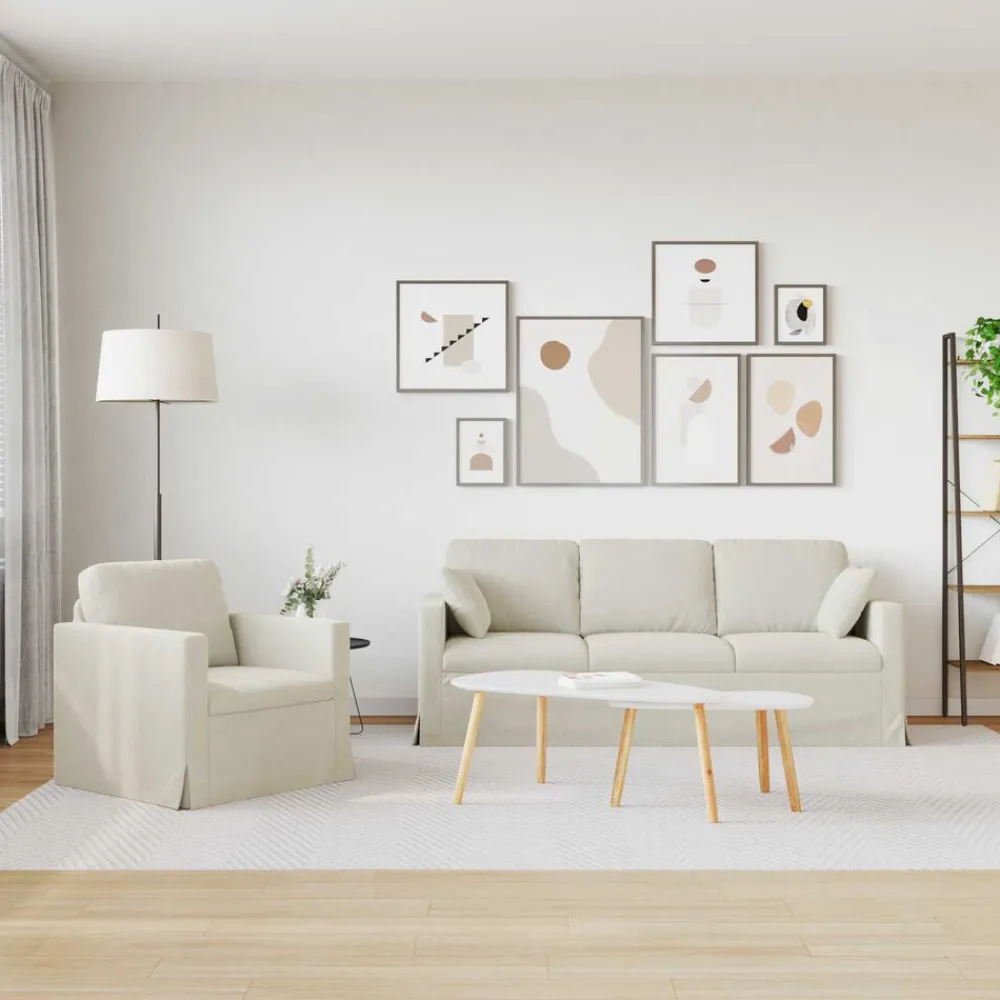vidaXL Sofás-Juego de Sofá 2 pcs 198 x 78 x 80 cm Terciopelo
