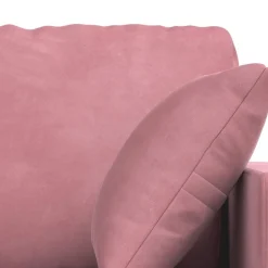 vidaXL Juego de Sofá 2 pcs 138 x 78 x 80 cm Terciopelo Rosa Sale