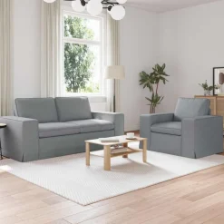 vidaXL Sofás-Juego de Sofá 2 pcs 182 x 80 x 82 cm tela
