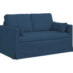 vidaXL Juego de Sofá 2 pcs 139 x 78 x 80 cm tela Azul Discount