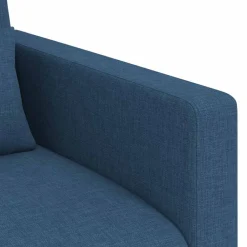 vidaXL Juego de Sofá 2 pcs 139 x 78 x 80 cm tela Azul Discount