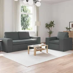 vidaXL Sofás-Juego de Sofá 2 pcs 182 x 80 x 82 cm tela