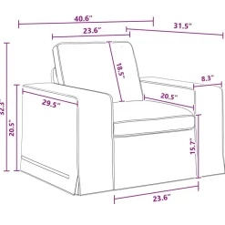 vidaXL Sofás-Juego de Sofá 2 pcs 182 x 80 x 82 cm tela