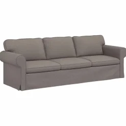 vidaXL Juego de Sofá 2 pcs 245 x 82 x 80 cm tela Taupé Discount