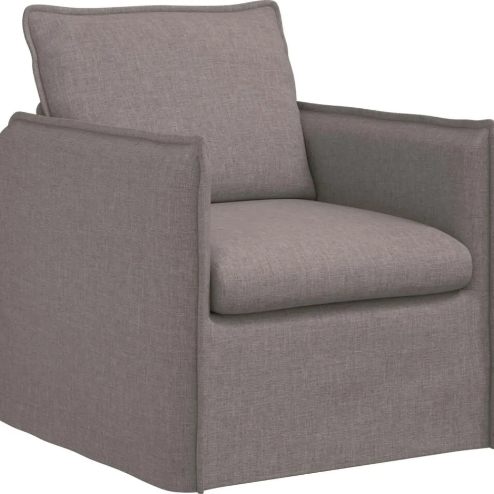vidaXL Juego de Sofá 2 pcs 136 x 82 x 85 cm Tela Topo Clearance