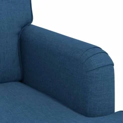 vidaXL Juego de Sofá 2 pcs 144 x 80 x 85 cm tela Azul